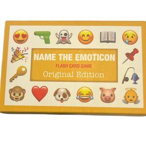 GAME Name the Emoticon Flash Card Game Original Edition Ages 8+